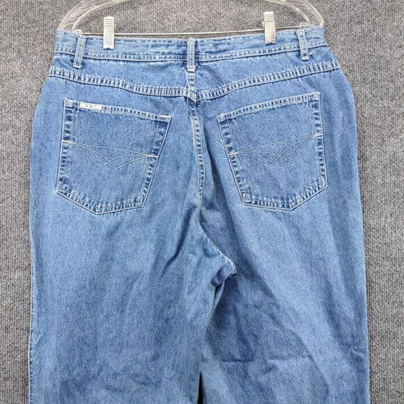 R.V.T Women's Serve Piping Hot Straight Leg Jeans Blue Plus 18 Flap Pocket - Picture 6 of 11